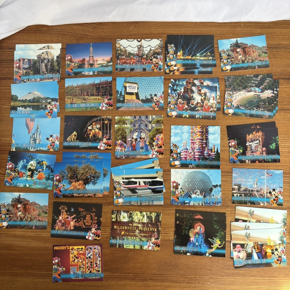 30th Anniversary Walt Disney World Trading card lot